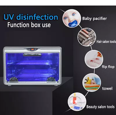 12L Dental 8W Sterilizer Ozone Ultra-violet Disinfection Cabinet Salon/ Nail/Art • $156.99