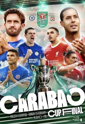 Liverpool V Chelsea 2024 Carabao Cup Final Programme. New Sealed • £10.99
