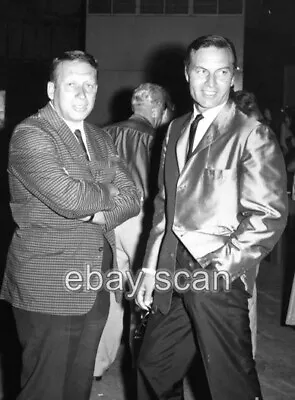 George Montgomery  Handsome On Set With A Producer     8x10 Photo • $14.99