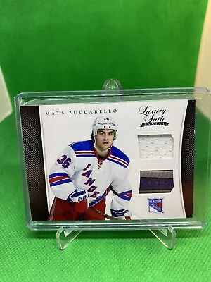 2011-12 Luxury Suite #14 Mats Zuccarello JERSEY STICK  • $9.99