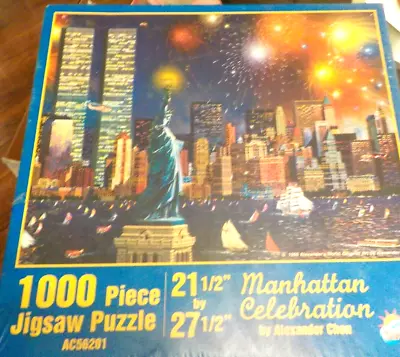   Manhattan Celebration    1000 Pc.   21  1/2   X 21  1/2    SunsOut • $16