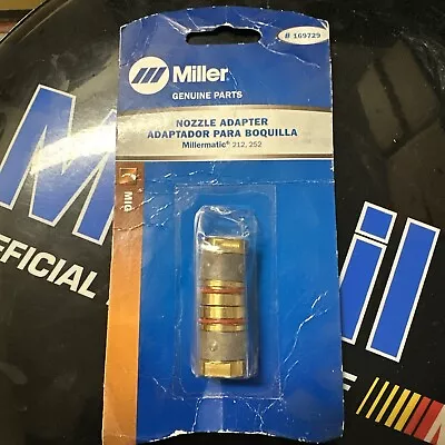 Miller Genuine Nozzle Adapter For Millermatic 212 252 - Qty 2 - 169729 • $19.95