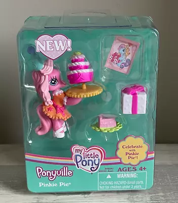 NEW MLP My Little Pony Ponyville Celebrate Pinkie Pie Cake Birthday Vintage 2008 • $14.88