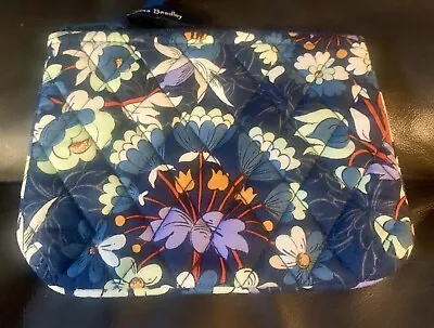 Vera Bradley Floral Burst Zippered Cosmetic Medium • $13.99