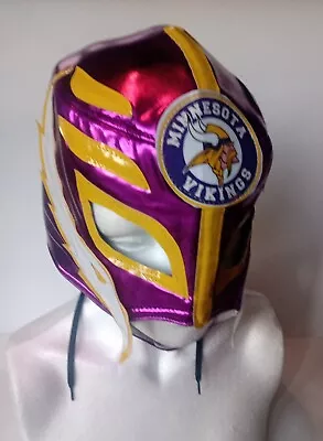 Minnesota Vikings Wrestler Mask Mascara Luchador Mexican Handcraft Wrestling  • $29.99