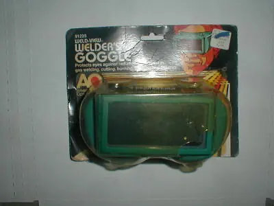 VTG American Optical WELD-VIEW Gas Welders Goggles UNUSED Steampunk AO Welding • $19.98