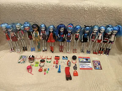 Huge 15 Doll Lot_all Different_Ghoulia Yelps_Clothing Shoes Accessories Glasses • $529