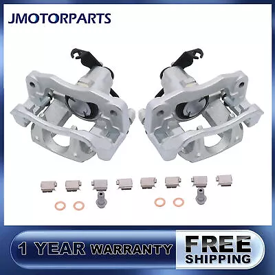 2X Rear Left & Right Brake Calipers W/ Bracket For Dodge Grand Caravan VW Routan • $80.96