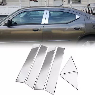 For Dodge Charger 2006 2007 2008 2009 2010 6pcs Window Pillar Posts Trim Cover • $11.99