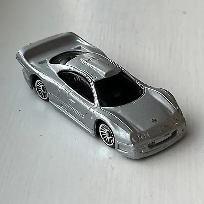 Maisto 1:64 Mercedes-Benz CLK-GTR Street Version Toy Car Model In Silver • £4.99