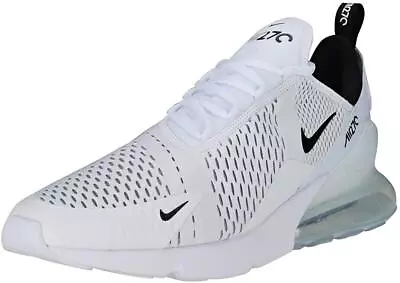 MENS Nike Air Max 270 100 WHITE/BLACK-WHITE AH8050-100-SIZE 8 • $119.99