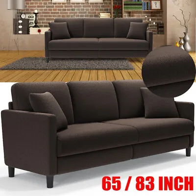 Teddy Velvet Sofa Modern Couch Love Seat Settee Room Apartment Office Couch • $229.59