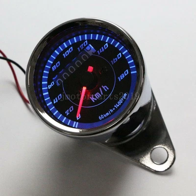 $25.98 • Buy LED Backlit KMH Speedometer For  Yamaha V-Star 650 950 1100 1300 Classic Stryker