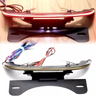 $79.98 • Buy LED Fender Eliminator Integrated Smoke Tail Light Bar For Harley 12-17 V-Rod