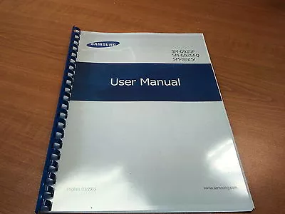 Samsung Galaxy S6 Edge G925f Printed Instruction Manual User Guide 146 Pages A5 • £12.99