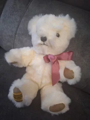 Beautiful & Cute Vintage Classic 12  Merrythought White Mohair Teddy Bear  • £9.99