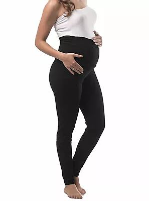 Thick Maternity Leggings Full Ankle Length Cotton Maternity Pregnancy Legging  • £7.99