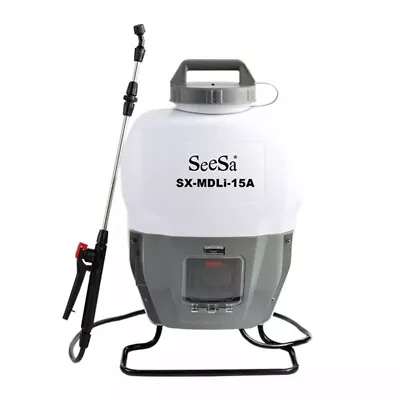 SEESA 21V 15L Electric Weed Garden Sprayer Rechargeable Backpack Farm Pump Spray • $125
