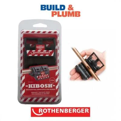 £22.49 • Buy Rothenberger 15mm KIBOSH Professional Emergency Water Pipe Repair Clamp 8.0007