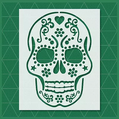 Skull Stencil - Reusable Template • $8.99