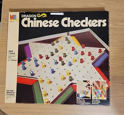 $13.99 • Buy Vintage 1973 Milton Bradley Dragon Chinese Checkers Pre-owned 