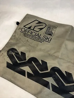 Olympic Ski Team Member’s K2 Ski Bag From 1980 Lake Placid Olympics USA Skiing • $98