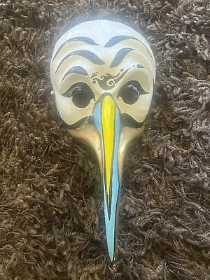 Famous Plague Doctor Venetian Mask Hand Painted Wall Decor  • $70