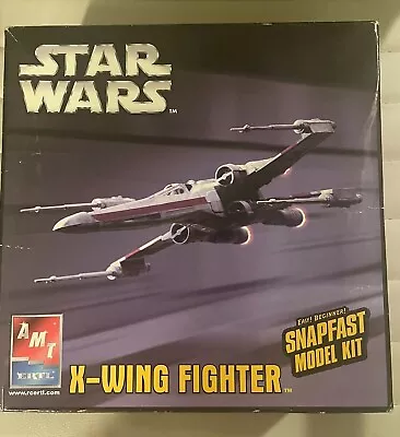 2005 Star Wars X-Wing Fighter AMT ERTL Snapfast Model Kit #38269 OPEN BOX • $25