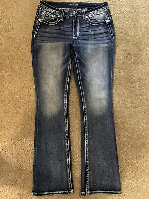 Miss Me Mid-Rise Flared Embellished Jeans Size 30/34 • $25