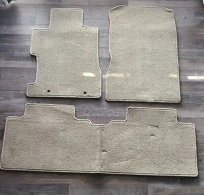 2001-2005 Honda Civic OEM Factory Original Beige/Tan Floor Mats Front & Rear • $84.95