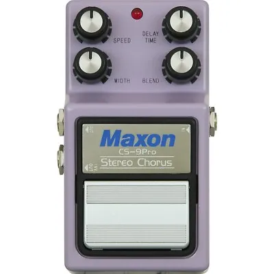 Maxon CS-9 Stereo Chorus Pro Effects Pedal LN • $220.88