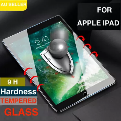 For Apple IPad 7th 8th 9th Gen 10.2  Tempered Glass Screen Protector • $10.99