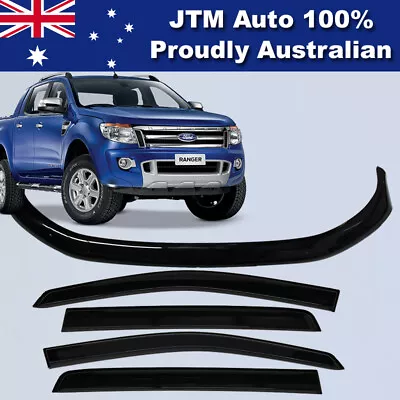 Bonnet Protector & Window Visors Weather Shield To Suit Ford Ranger PX 2012-2015 • $129