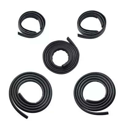 1979-1993 Mustang Hatchback 5 Pc Door Window Hatch Weatherstrip Rubber Seal Kit • $97.96