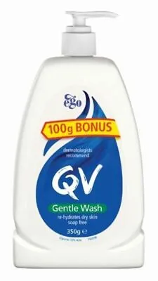 Ego QV Gentle Wash Pump 250g + Bonus 100g • $21