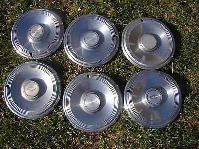 Vintage Original 1973 Chevrolet Impala 15  Dog Dish Hubcaps Set Of Six!! • $129