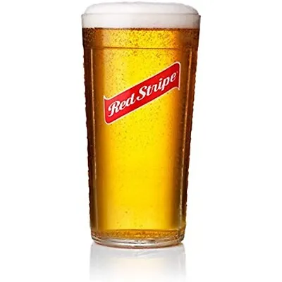 £5.99 • Buy 2 X Red Stripe Pint Glass, Jamaican Beer - Brand New - Mancave / Brewery 
