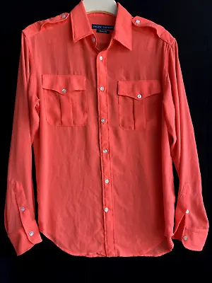 $59.99 • Buy Ralph Lauren Shirt Top Orange S .