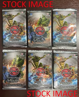 6X DAWN OF PERIM Unlimited Edit. Factory Sealed Chaotic Card Game Booster Packs • $114.99