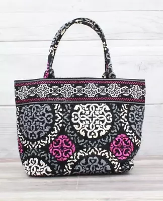 Vera Bradley Womens Multicolor Quilted Patterned Cloth Purse Tote Handbag • $34