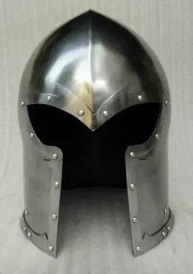 Armor Medieval Barbuda Helmet Knights Templar Crusader Armor Halloween Gift • $111.37