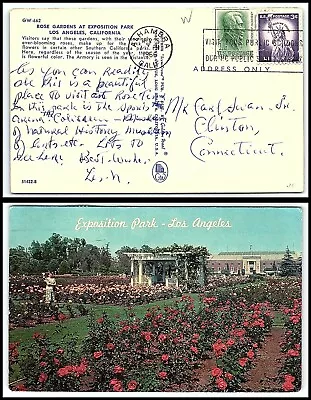 1966 US Postcard - Alhambra California To Clinton Connecticut U15 • $2.99