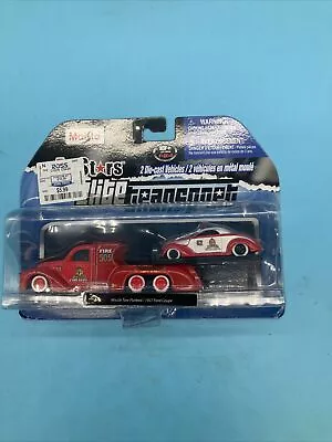 Maisto Elite Transport Missile Tow Flatbed With 1937 Ford Coupe Die Cast New • $25