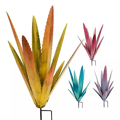 Large Tequila Rustic Sculpture Rustic Yard Stakes DIY Metal Agave Plant • $29.71