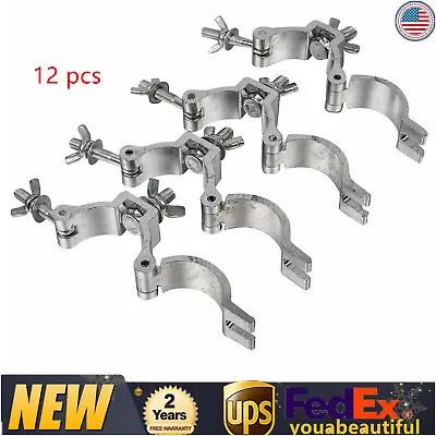 12x Stage Light Clamps Hook For DJ Truss Lighting O Clamp 2in Aluminum Alloy USA • $36.10