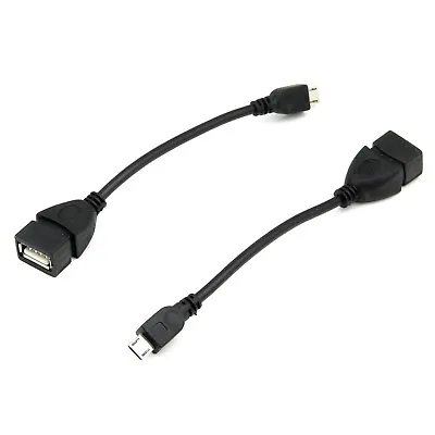 2x Micro USB OTG Cable Lead Adapter For BlackBerry Aurora DTEK50 Priv Leap  • £2.75
