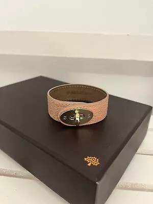 Mulberry Bayswater Leather Bracelet Pink RRP £135 • £75