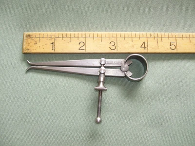 £6 • Buy Vintage Moore & Wright 4  Spring Joint Internal Calipers VGC (9)