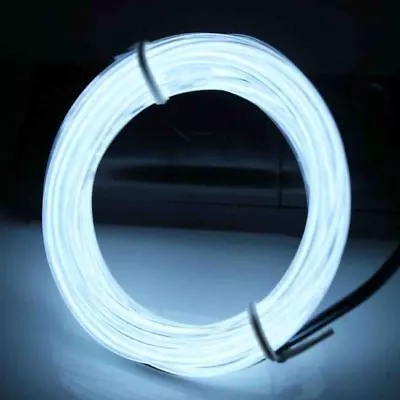 Neon LED Light Glow EL Wire String Strip Rope Tube Decor Car Party + Controller • $6.95