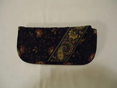 Vera Bradley Black Walnut Double Eyeglass Case - Gently Used - U.s. Made! • $9.99